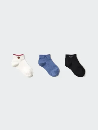 Calcetines cortos para niños | 3 pares | A rayas