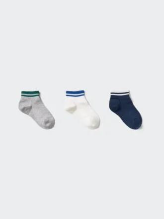 Calcetines cortos para niños | 3 pares | A rayas