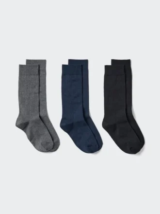 Calcetines de mujer con canalé ancho | 3 pares Calcetines de mujer con canalé ancho | 3 pares