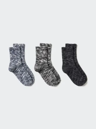 Calcetines de mujer con efecto slub | 3 pares