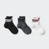Calcetines de mujer de felpa | 3 pares | A rayas Calcetines de mujer de felpa | 3 pares | A rayas