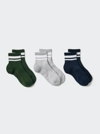 Calcetines de mujer de felpa | 3 pares | A rayas