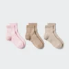 Calcetines de mujer de felpa acanalada | 3 pares Calcetines de mujer de felpa acanalada | 3 pares