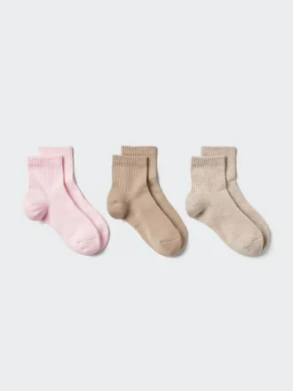 Calcetines de mujer de felpa acanalada | 3 pares