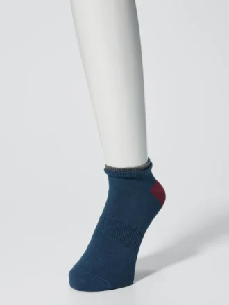 Calcetines de pantalón corto acanalados con bloques de color para hombre