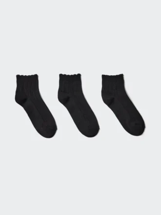 Calcetines de pantalones cortos con volantes para mujer | 3 pares Calcetines de pantalones cortos con volantes para mujer | 3 pares