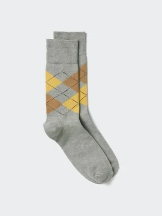 Calcetines de rombos para hombre