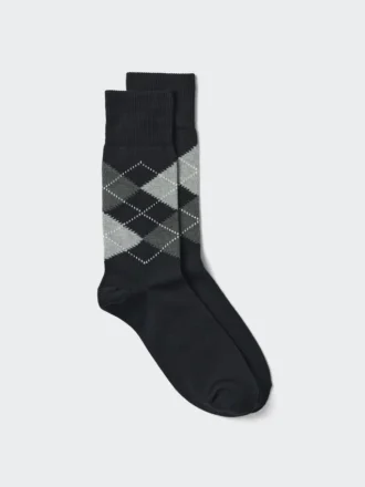 Calcetines de rombos para hombre