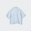 Camisa boxy de Premium Linen para mujer | Manga corta Camisa boxy de Premium Linen para mujer | Manga corta