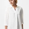 Camisa de Premium Linen con cuello marinero para mujer Camisa de Premium Linen con cuello marinero para mujer