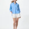 Camisa de Premium Linen con cuello marinero para mujer Camisa de Premium Linen con cuello marinero para mujer