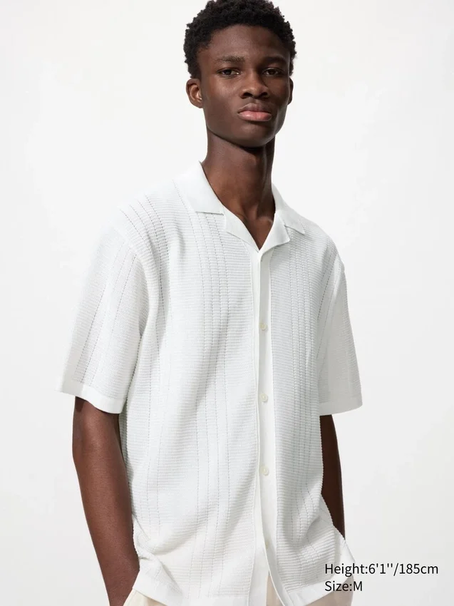 Camisa de punto lavable unisex | Mangas cortas Camisa de punto lavable unisex | Mangas cortas