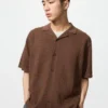 Camisa de punto lavable unisex | Mangas cortas Camisa de punto lavable unisex | Mangas cortas