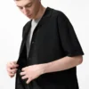 Camisa de punto lavable unisex | Mangas cortas Camisa de punto lavable unisex | Mangas cortas