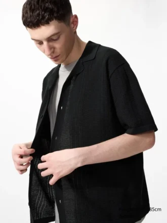 Camisa de punto lavable unisex | Mangas cortas