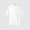 Camisa oversize Premium Linen para hombre | Manga corta