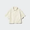 Camisas boxy de mezclilla para mujer | Mangas cortas Camisas boxy de mezclilla para mujer | Mangas cortas