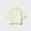 Camisas boxy de mezclilla para mujer | Mangas cortas Camisas boxy de mezclilla para mujer | Mangas cortas