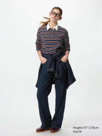 Camisas de algodón lavadas para mujeres | A rayas