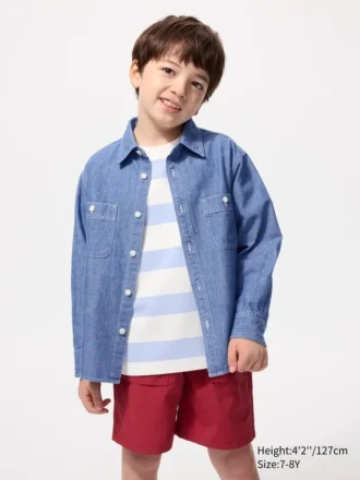 Camisas de cambray para niños