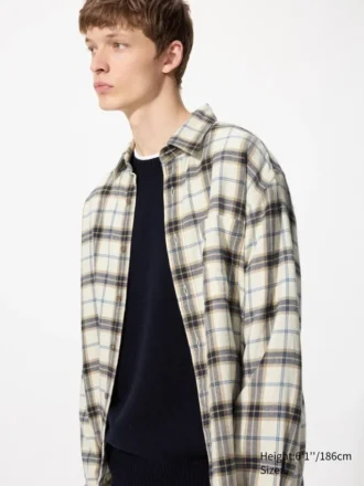 Camisas de franela a cuadros para hombre