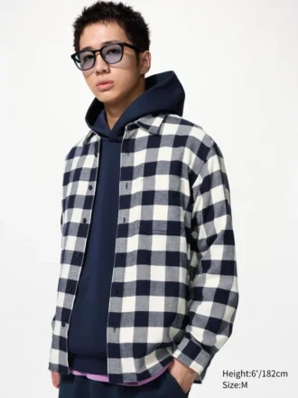 Camisas de franela a cuadros para hombre