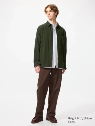 Camisas de franela para hombre