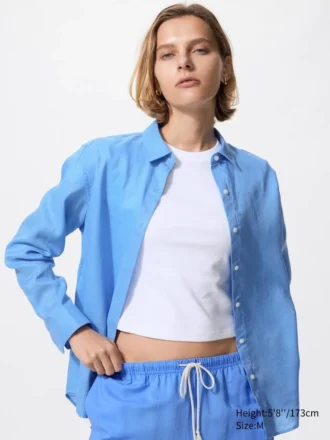Camisas de lino Premium Linen para mujer