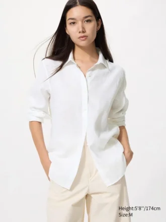 Camisas de lino Premium Linen para mujer