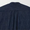 Camisas de mangas cortas con pinzas de denim para mujer Camisas de mangas cortas con pinzas de denim para mujer