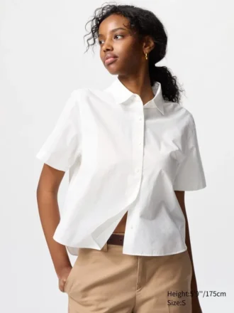 Camisas de pantalones cortos de algodón para mujer