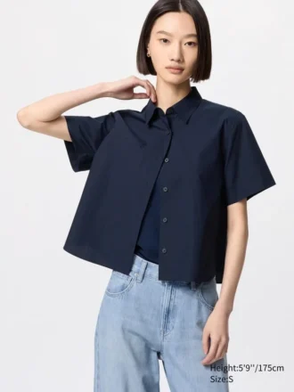 Camisas de pantalones cortos de algodón para mujer