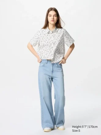 Camisas de pantalones cortos de algodón para mujeres | Estampadas Camisas de pantalones cortos de algodón para mujeres | Estampadas