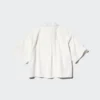 Camisas de pantalones cortos de nylon de corte cuadrado para mujer | Mangas cortas Camisas de pantalones cortos de nylon de corte cuadrado para mujer | Mangas cortas