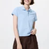Camisas de piqué mini para mujeres Camisas de piqué mini para mujeres
