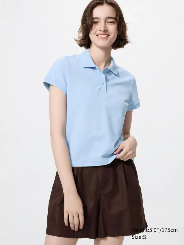 Camisas de piqué mini para mujeres Camisas de piqué mini para mujeres