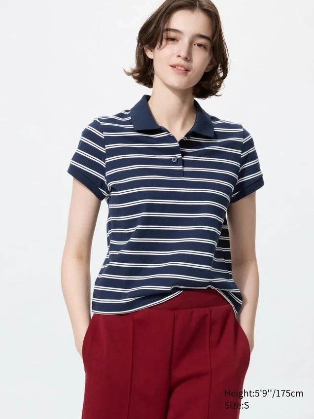 Camisas de piqué mini para mujeres | A rayas Camisas de piqué mini para mujeres | A rayas