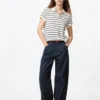 Camisas de piqué mini para mujeres | A rayas Camisas de piqué mini para mujeres | A rayas