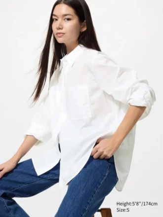 Camisas oversize de algodón para mujer