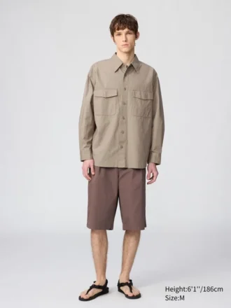 Camisas oversize de trabajo para hombre | Camisetas de manga larga