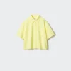 Camisas Oxford Boxy para mujer | Mangas cortas Camisas Oxford Boxy para mujer | Mangas cortas