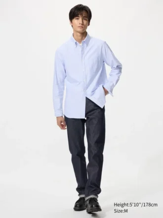 Camisas Oxford Slim para hombre | A rayas
