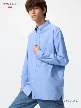 Camisas Oxford unisex oversize