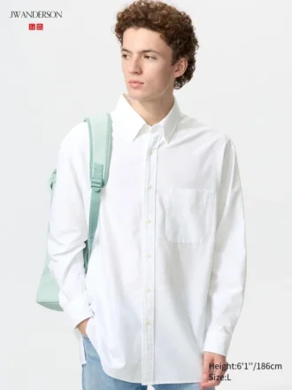 Camisas Oxford unisex oversize
