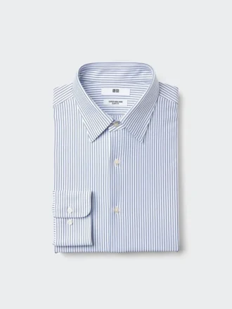 Camisas slim de jersey superno planchable para hombre | A rayas