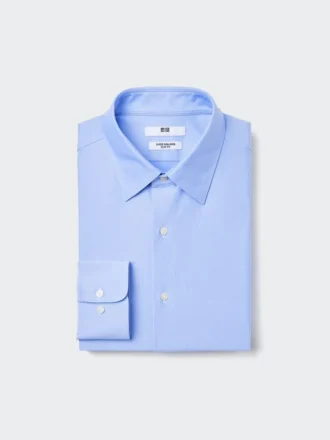 Camisas slim de jersey superno planchable para hombre | Cuello regular Camisas slim de jersey superno planchable para hombre | Cuello regular