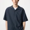 Camisas unisex de algodón y lino | Mangas cortas Camisas unisex de algodón y lino | Mangas cortas