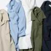 Camisas unisex de algodón y lino | Mangas cortas Camisas unisex de algodón y lino | Mangas cortas