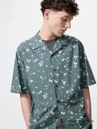 Camisas unisex de cuello abierto | Mangas cortas | Estampadas