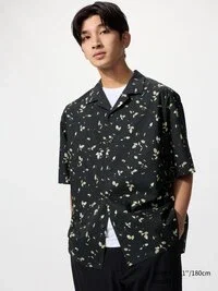 Camisas unisex de cuello abierto | Mangas cortas | Estampadas